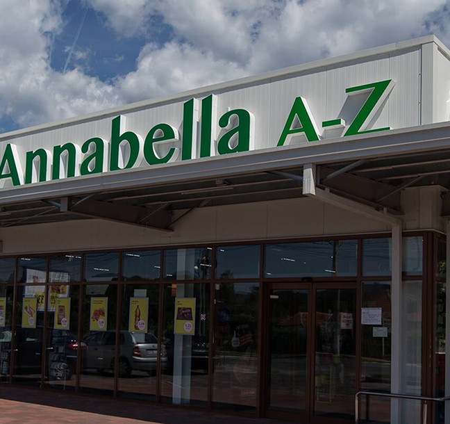 Magazin Annabella – intrare